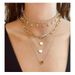 Multi Layer Chain Necklace Alloy Love Pendant Claw Chain Simple Clavicle Chain Necklace_ipsvogv.com