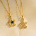 Necklace Women's Pentagram Micro Inlaid Pendant, Korean Internet Celebrity, Simple And Niche Temperament, Versatile,_ipsvogv.com