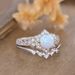 Sanjie's New Natural Opal Fashionable, Niche, And Exquisitely Designed. It Is Paired With A Silver Floral Women's Ring_ipsvogv.com