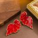 Fashionable Personalized Small Fragrant Wind Drip Oil Leaf Ear, Light Luxury Elegant And High-end Silver Needle_ipsvogv.com