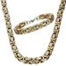 Hot Selling Gold Hip Hop Titanium Steel Cuban Bibi Neck Necklace Sweater Chain Male_ipsvogv.com