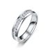 Explosive Stainless Steel Weight Reducing Ring Couple Ring Single Row Point Diamond Stainless Steel Inlaid Diamond Ring_ipsvogv.com