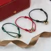 Fashion gold gift unisex 316L stainless steel 20 colors thread rope designer woman men jewelry couple bracelet_ipsvogv.com