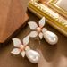 French Style Super Fairy Elegant Fashionable Small Fragrant Wind Drip Oil Flower Pearl Temperament Versatile And_ipsvogv.com