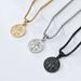 St. Benedict the Exorcist stainless steel necklace men and women titanium steel round coin pendant_ipsvogv.com