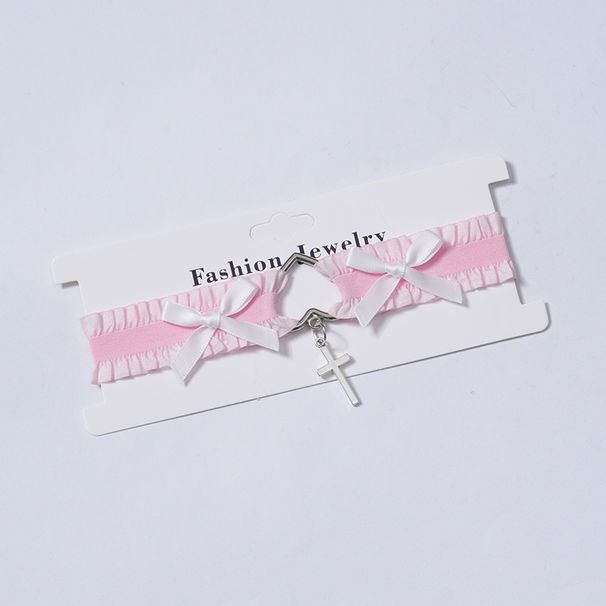 New Pure Desire Lace Bow Necklace For Women Choker Collarbone Chain Lolita Accessory_ipsvogv.com