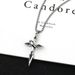 Cross Pendant Necklace With Loop, Japanese Korean Fashion Minimalist, Men Women's Trend, Hip-hop Versatile, Autumn And_ipsvogv.com
