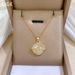 】 Shell 【 Plaet Zirco Light Luxury Charm Gorgeous Full Diamod Necklace Wome's Versatile Clavicle Titaium Steel 【 】_ipsvogv.com