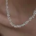 Fashion Mulit-cut Glass Crystal Irregular Beaded Choker Necklace For Women Transparent Vintage Korean Collarbone Collar Neck_ipsvogv.com