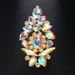 All-match Retro Geometric Gem Colorful ring Women's Hot Selling Exaggerated Oval Opening ring for Children ring_ipsvogv.com