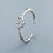 Women’s Jewelry Set Fashion Women's Heart Diamond Zircon CZ Index Finger Ring Popular Light Luxury Open Design Ring Net Celebrity Trend_ipsvogv.com