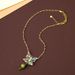 Personalized design, tassel, abalone, shellfish, butterfly necklace, accessories, jewelry, women's high-end sense,_ipsvogv.com