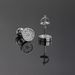 Men’s Jewelry Set Fashion- Round Full Diamond Thread Earrings For Men And Women Micro Inlaid Zircon Gold Plated Earrings Popular Hip Hop Earrings_ipsvogv.com