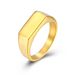Men And Women's Jewelry Neutral Cold Style Simple Design Titanium Steel Seal Ring Genderless Niche Smooth Ring_ipsvogv.com