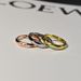Real Gold Plated Diamond Plain For Men And Women Fashionable Simple Personality Smooth Lovers Ring_ipsvogv.com