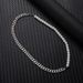 Splicing Stainless Cuban Chain For Street Fashion Titanium Steel Men's Pearl Necklace_ipsvogv.com
