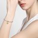 Women's Jewelry MAGIC CHARMS Demon Eye Heart Shape S925 Sterling Silver Gold Plated Pendant Bracelet DIY Accessories_ipsvogv.com