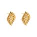 Unisex Jewelry Fashion Hot Selling Gold Plated Stainless Steel Personality Temperament Titanium Steel Unisex Exaggerated Earrings_ipsvogv.com