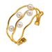 Women’s Jewelry Set Fashion Light Luxury Simple High Grade Pearl Linear Beauty 18k304 Stainless Steel Bracelet_ipsvogv.com