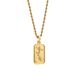 Hip Hop Square Necklace Round Brand Fashion Necklace Six Pointed Star Pendant Stainless Steel Necklace Clavicle Chain_ipsvogv.com