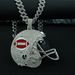 Full Rugby Helmet Alloy Pendant Hip Hop Personality Cool Fashion Exaggerated Men's Diamond Necklace_ipsvogv.com
