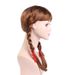Play butterfly ponytail Halloween Anna shape role play bow cosplay wig Halloween_ipsvogv.com