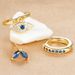 Women's Jewelry Temperament And Elegant Fashion Set Devil Eye Earrings Ear Clips Trendy Earrings 3 Piece Set Earrings_ipsvogv.com