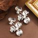 Fashionable And Exaggerated Gold Large Flower Pearl Earrings, Light Luxury Temperament, High-end Sense, Fashionable_ipsvogv.com