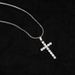 New Full Diamond Cross Pendant Personalized Hip Hop Minimalist Men's Necklace_ipsvogv.com