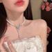 Cold Refreshing Butterfly Tassel Pearl With A New Fairy Like Collarbone Chain, Sweet And Cool, Versatile Temperament,_ipsvogv.com