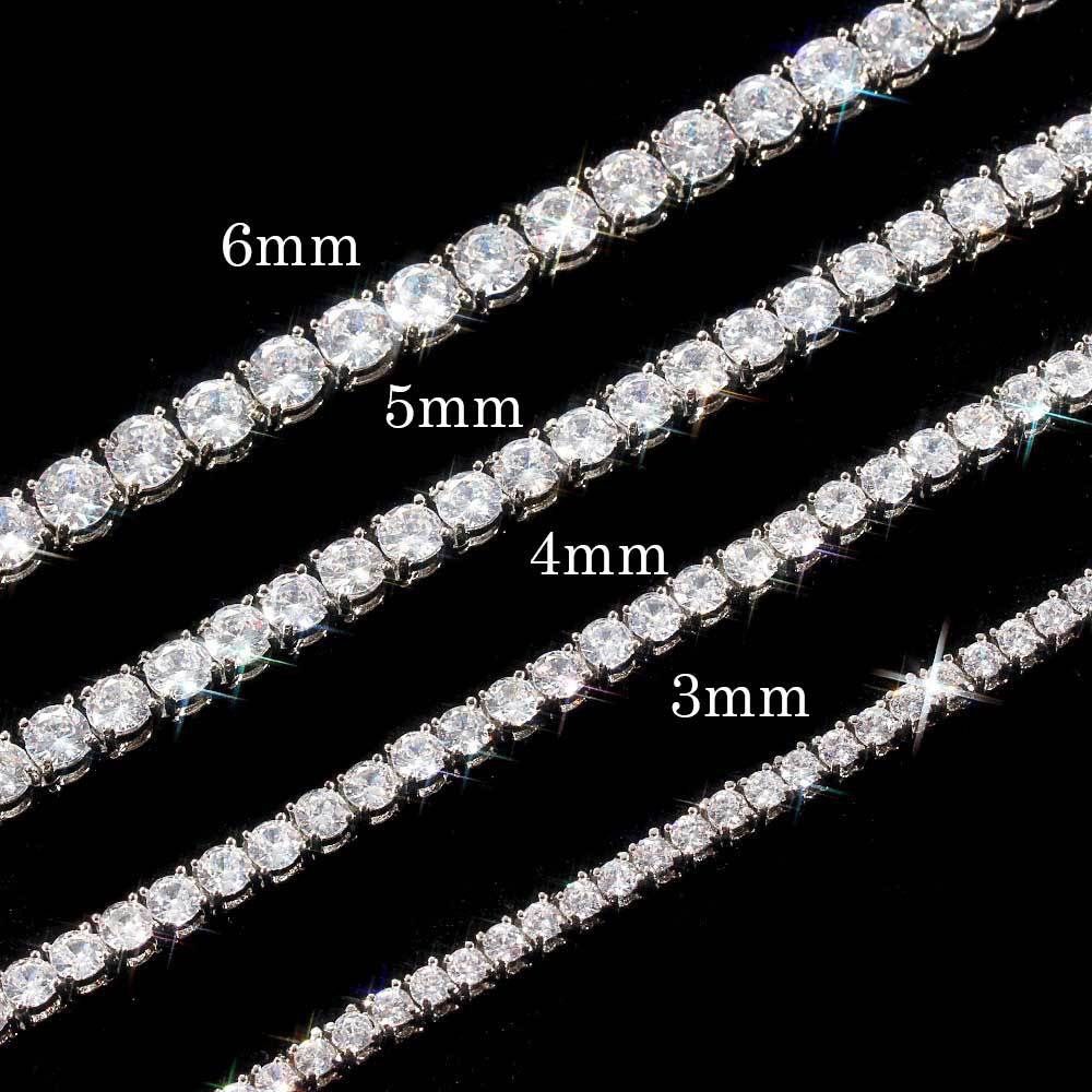 Full Diamond Sle Row Zircon Tennis Necklace, Simple Fashionable Hip-hop Men's And Women's Necklaces, Jewelry Hot_ipsvogv.com