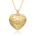 New Love Diamond Necklace For Women Simple Niche Design Heart Shaped Clavicle Chain Copper Plated Real Gold_ipsvogv.com