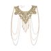 Unisex Jewelry New Necklace Women's Gothic Lace Necklace Metal Body Chain Hollow Sexy Chest Ornaments_ipsvogv.com