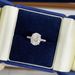S Pure Silver Ring, Female Pigeon Egg Four Claw Classic Ice Flower Cut High Carbon Diamond Ring_ipsvogv.com