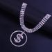Exaggerated Diamond-encrusted Dollar Necklace Women Sexy Coin Multi-row Pendant Necklace choker_ipsvogv.com