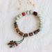 New Chinese Ancient Ceramic Beaded Women's Light Luxury, High-end Feeling, Handmade Woven Bracelet, Ethnic Style Jewelry_ipsvogv.com