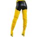 Women's Shoes style solid color suede fashion pointed toe personality thick heel over the knee and waist sexy boots women's fashion boots_ipsvogv.com