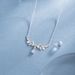 Laurel Goddess Necklace For Female Niche Design, Light Luxury Zircon Collarbone Chain, Ins Style Wheat Ear Pendant_ipsvogv.com