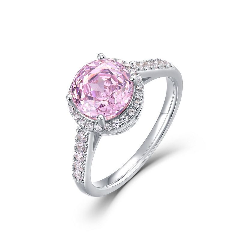 Millennium Rose Cut Zirconium Ring S925 Silver Surrounded By Super Flash Gemstone Finger Ring Fashion Simple_ipsvogv.com