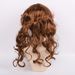 Children's Day Halloween Christmas girl performance cos princess brown hair braided long curly hair_ipsvogv.com