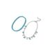 New Combination Bohemian Turquoise Feet Chain 2-piece Set With Adjustable Footwear_ipsvogv.com