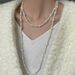 French Gentle Long Pearl Necklace, Light Luxury, High-end, Niche Sweater Chain, Fashionable Temperament Accessories_ipsvogv.com