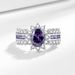 Live Streaming Hot Picking Color Treasure Zircon Women's Copper Material Polishing High Quality Index Finger Ring_ipsvogv.com
