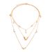 Jewelry New Fashion Gold Love Star Micro Diamond Multi Layered Necklace Ornament_ipsvogv.com