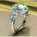 Sanjie Fashion Extra Large Zircon Charm Women's Ring Accessories_ipsvogv.com