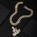 Unisex Hot Selling Hip Hop Letter Necklace Men's Retro Personality Alloy Full Diamond 90'S BABY Pendant_ipsvogv.com