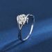 925 Silver Ring Female Angel Kiss Zircon Ring Japanese And Korean Fashion Closed One Carat Diamond Ring Lover Gift Batch_ipsvogv.com