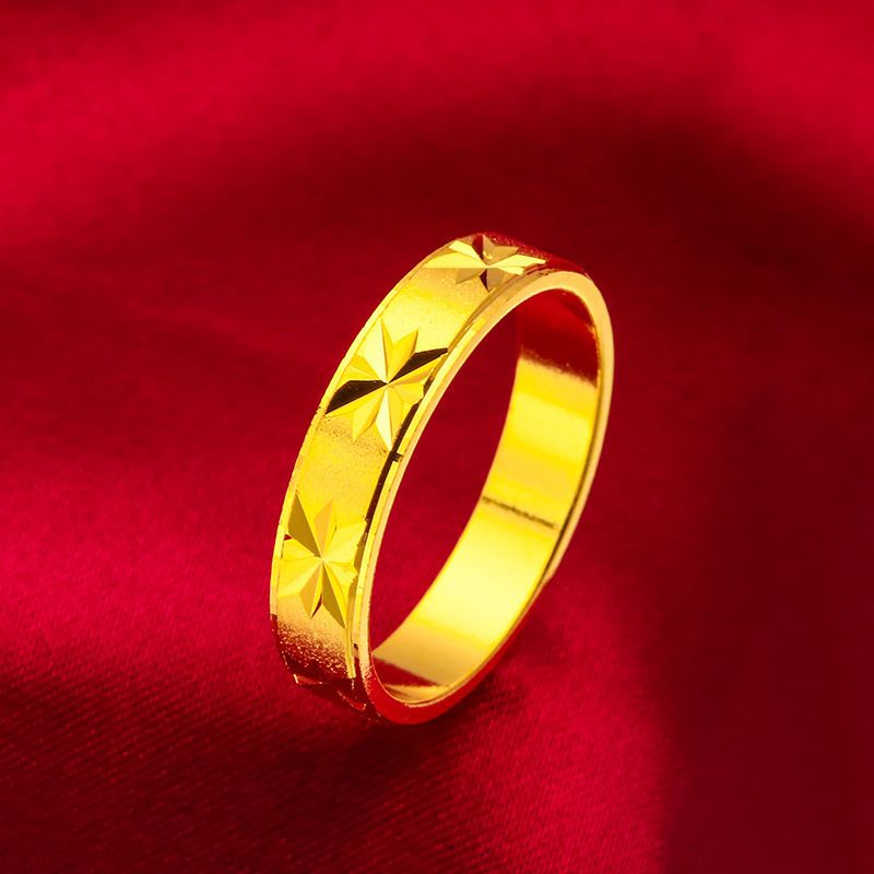 Vietnamese Shajin Ancient Law Men's Plating Simulation Color Wedding Ring Headpiece 2024 New Edition_ipsvogv.com