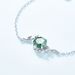 S925 Silver Green Moss Bracelet Natural Water Grass Agate Retro Hand Jewelry_ipsvogv.com
