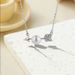 S Sterg Sier Freshwater Pearl Cupid's Arrow Necklace Earrings Two Piece Set Japanese And Korean Trendy Personality_ipsvogv.com